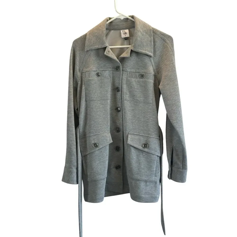 Cabi grey Shacket jacket coat XS classic preppy business casual